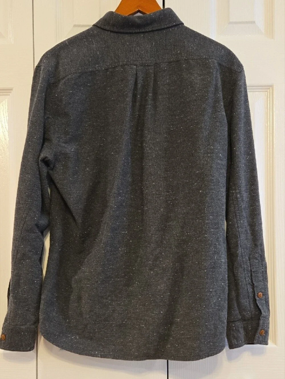 J. Crew Men’s Charcoal Speckled Button-Down Shirt
